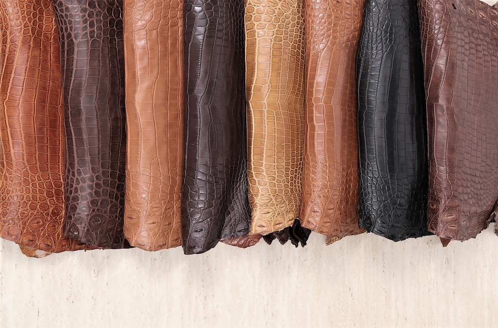 Crocodile Leather Crust (100% Genuine skin)
