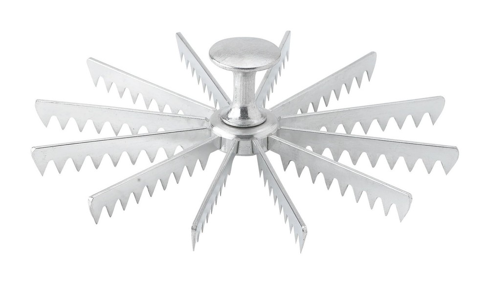 Winware 12-Cut Aluminum Pie and Cake Marker Portion Slicer Baking Tool