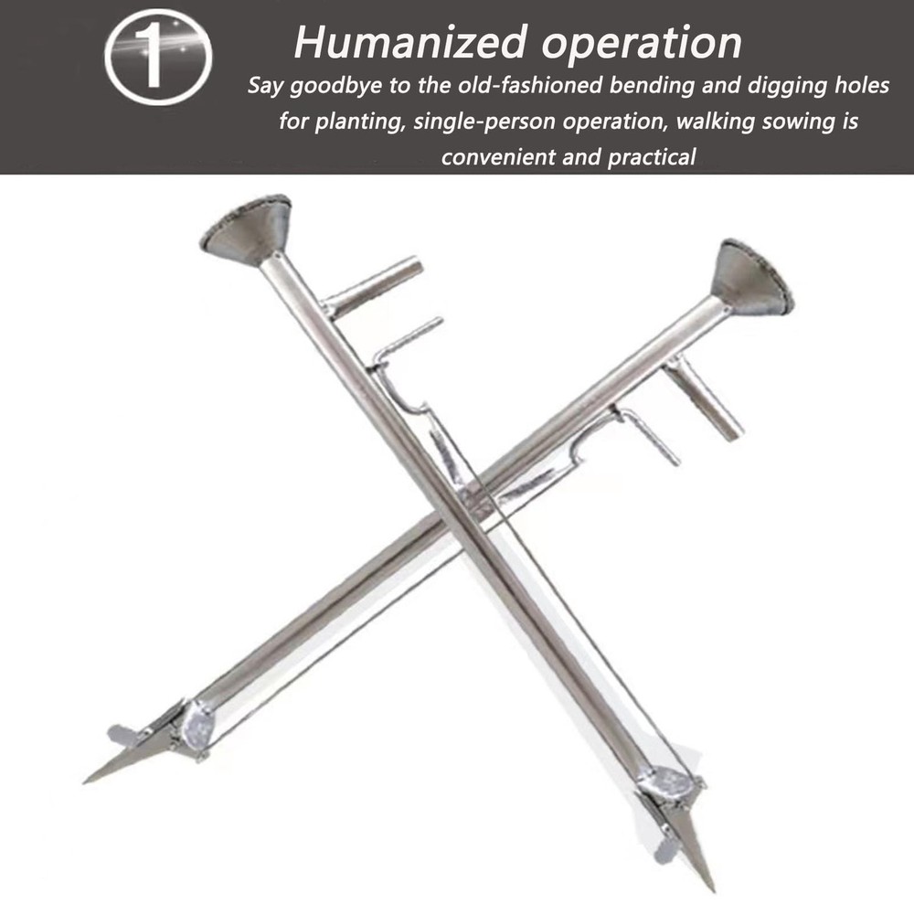 Seed Sower Gardening Tools Fertilizer Applicator Manual Seeder Vegetable Seed...