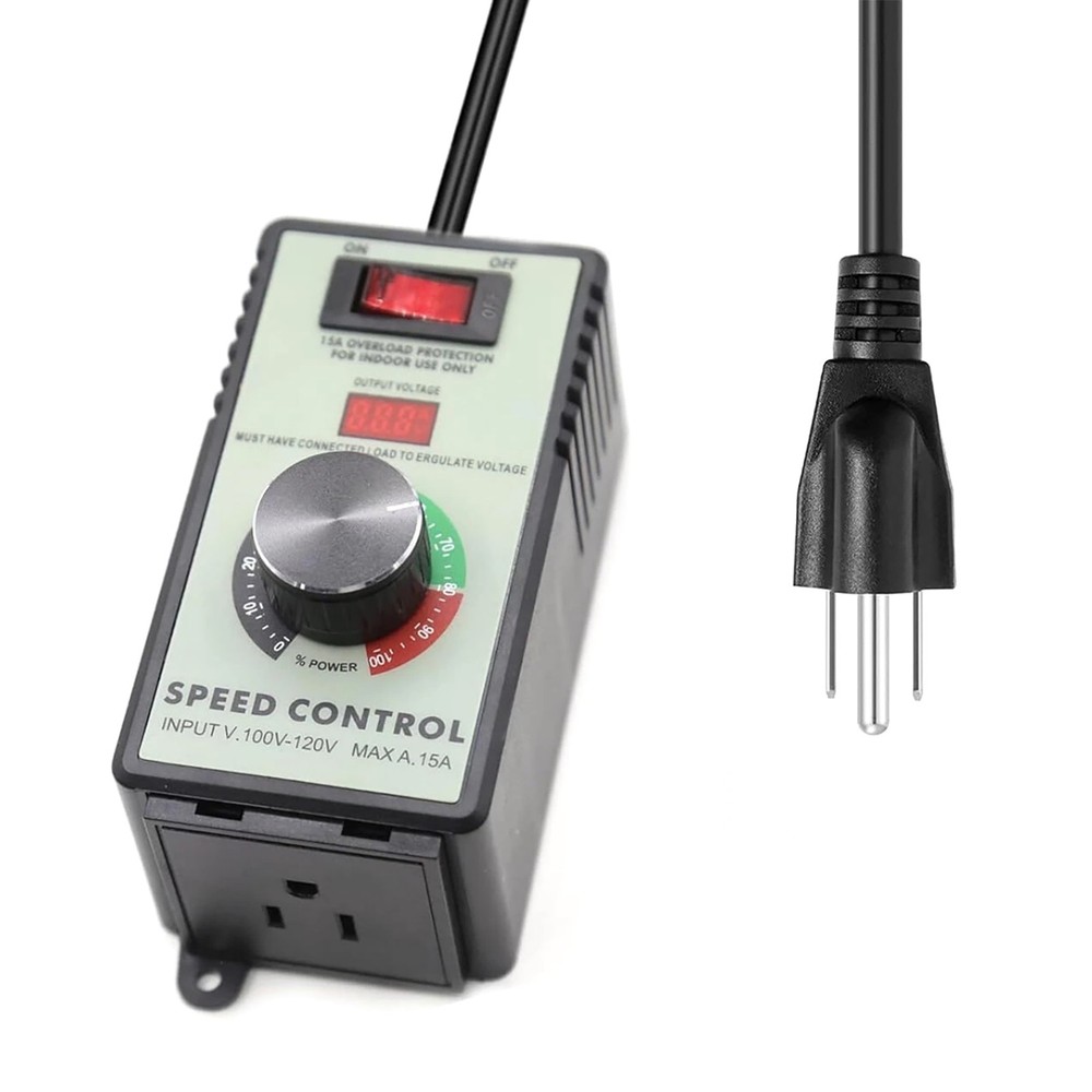Replacement AC Motor Speed Controller 120V with LED Display for Motor Repair