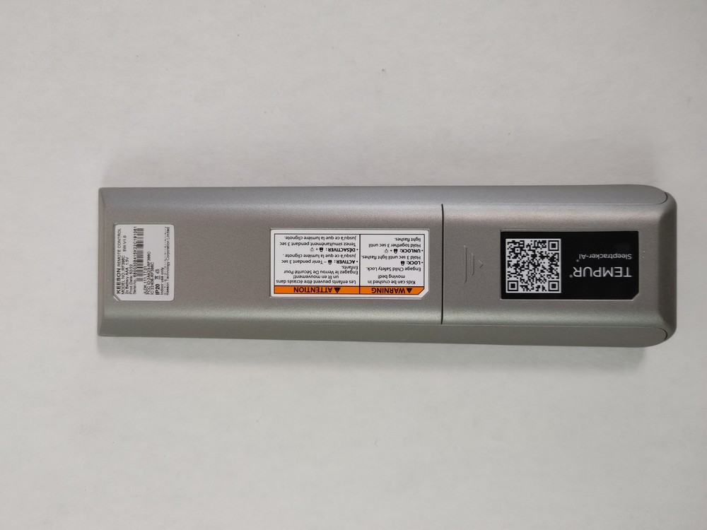 New TempurPedic RF396C SMART Remote Control