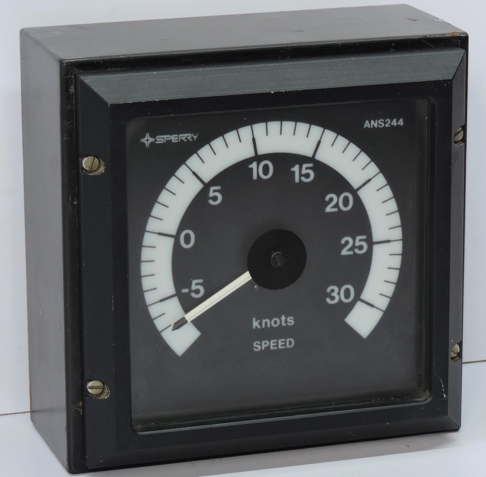 SPERRY ANS244 SPEED LOG ANALOG INDICATOR
