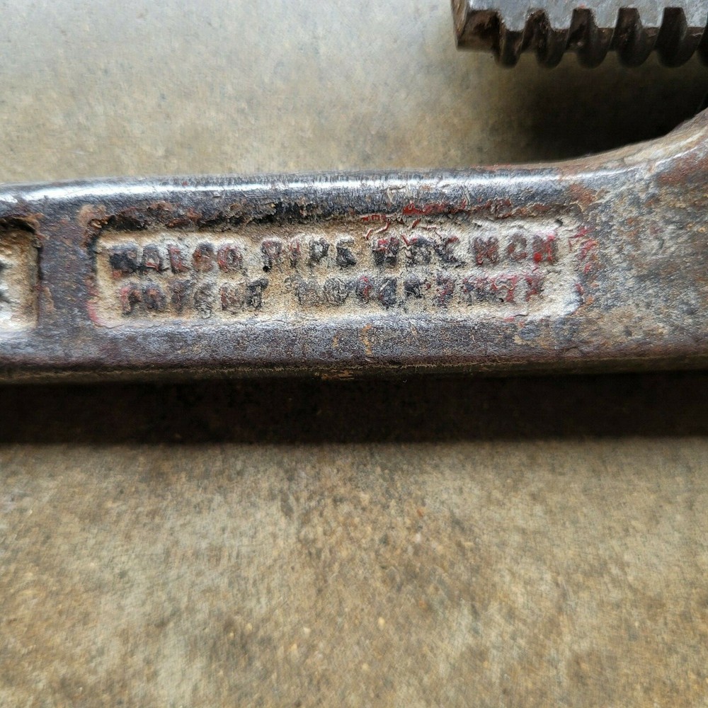 Vintage Walworth Walco Pipe Wrench 14"