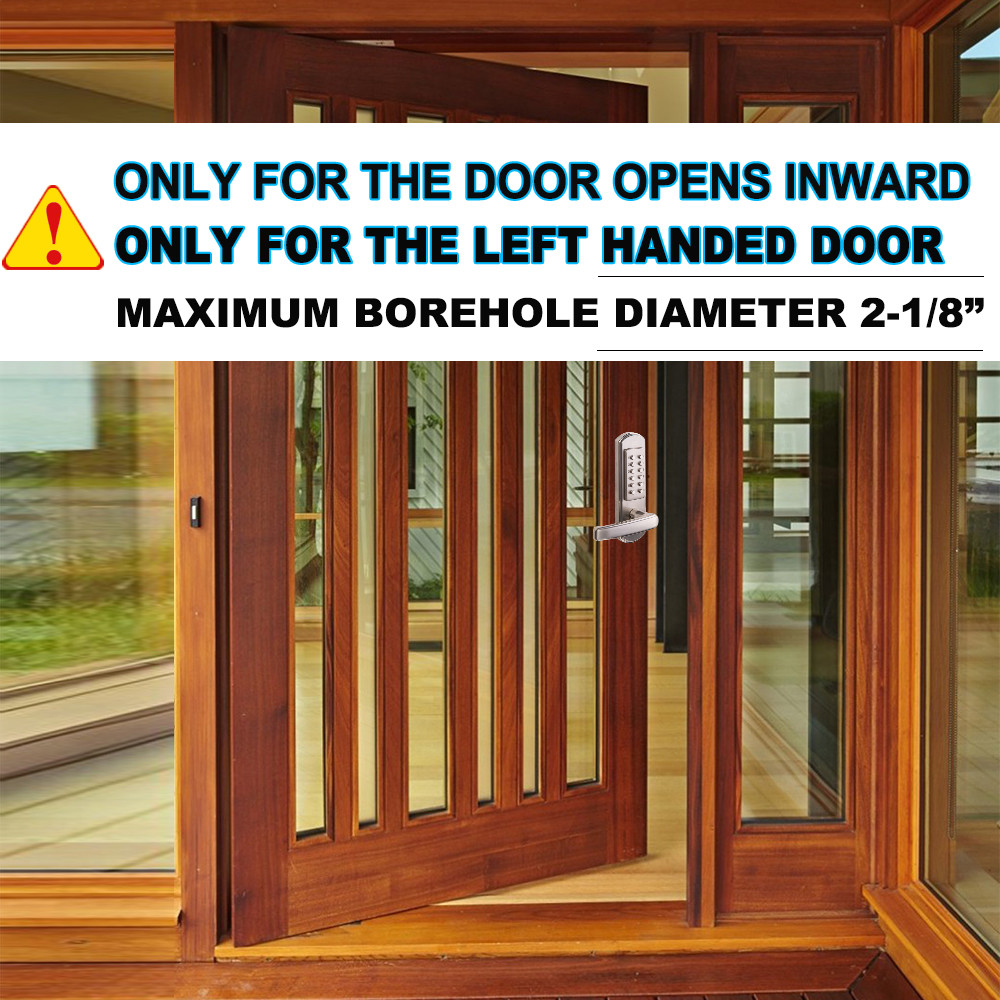 Combination Office Door Lock Mechanical Keyless Access Bump Proof Digital Code