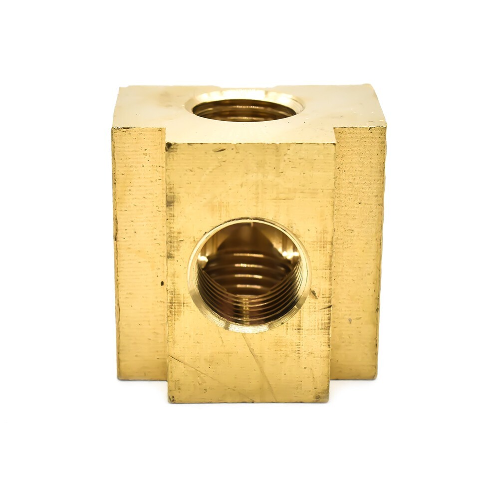 Five-Way Brass Compressor Fitting 1/4" FPT (5) - CPT44-5
