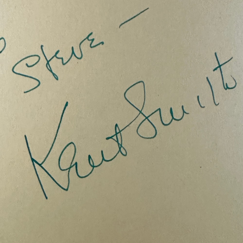 Kent Smith Signed Autographed Paper 4.5" x 6"