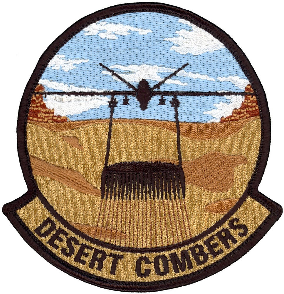 USAF 9th ATTACK SQUADRON MORALE PATCH - DESERT COMBERS