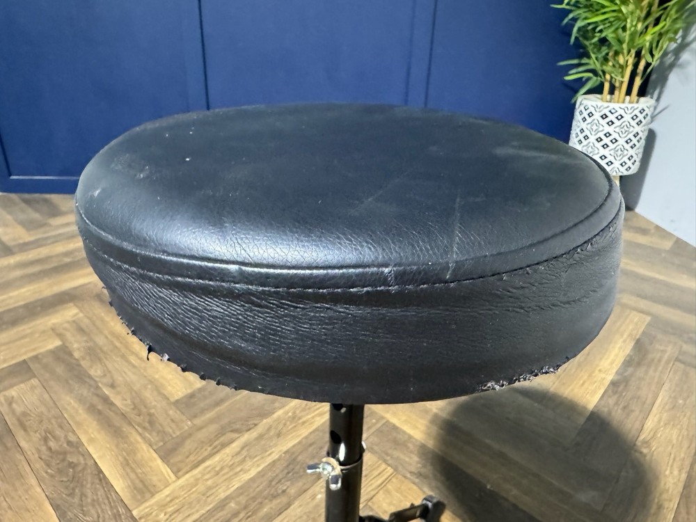 Drum Stool Throne Black / Height Adjustable / Drum Hardware #OA110