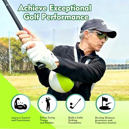 Compression Golf Swing Trainer Ball – Master Forearm Connection & Impact