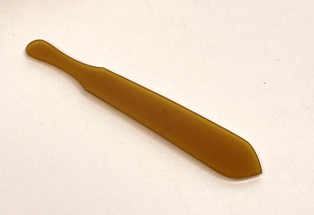 Bakelite Pearlized Celluloid Finger Buff & Cuticle Tool - Antique