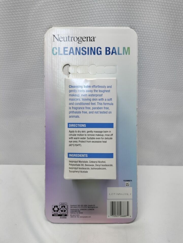 Neutrogena Makeup Melting Cleansing Balm, 2.6 Ounce (2 Pack)