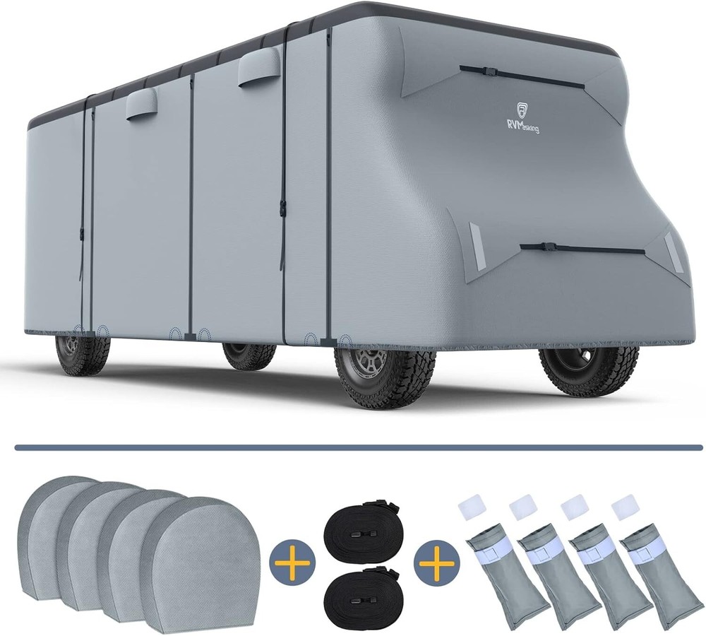 RVMasking 20'1'' - 23' Class C RV / Motorhome Cover Waterproof and Anti-UV 600D