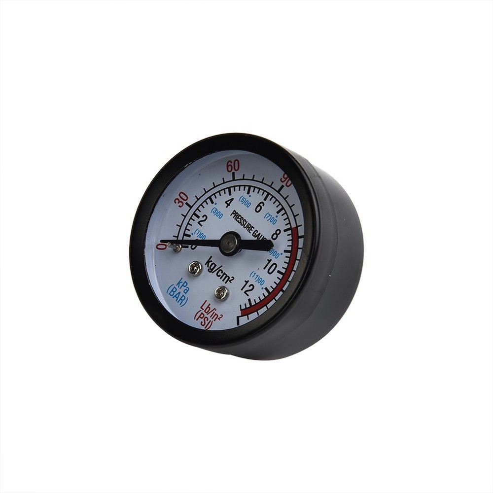 Compressor Gauge Manometer Tool Accessories Air Compressor Balck+Silver