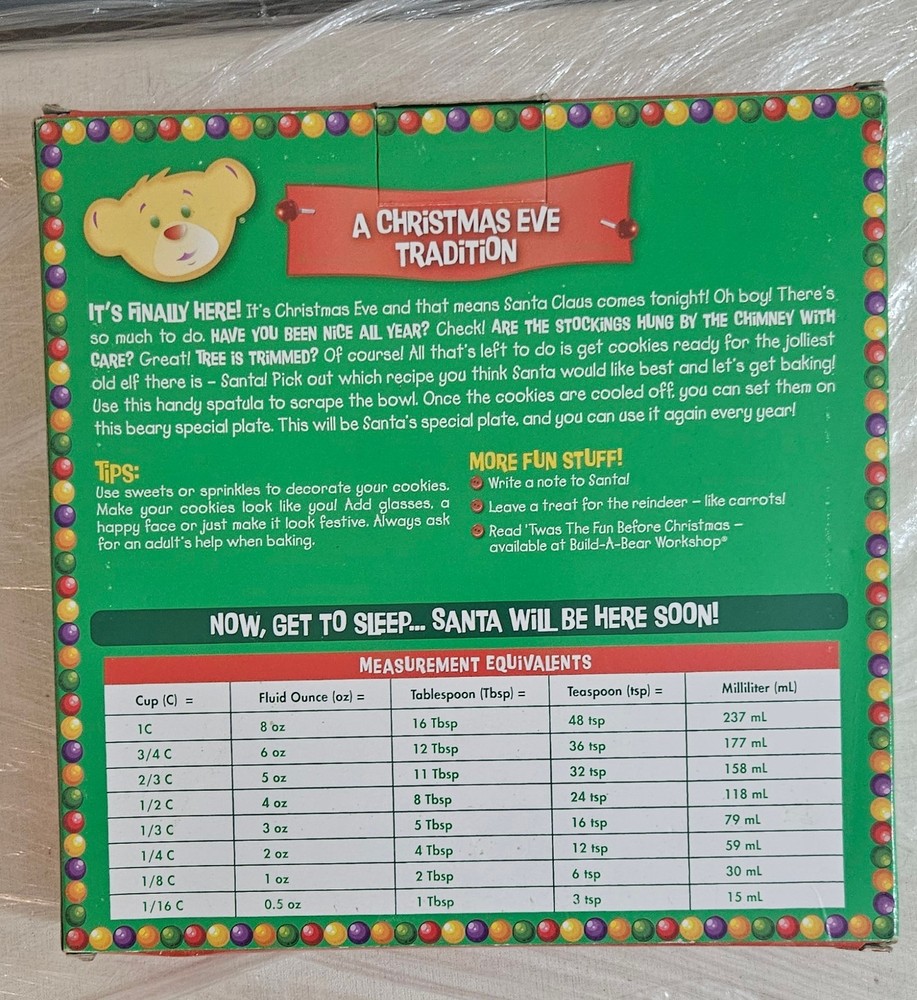 Build-A-Bear Workshop Cookies For Santa Kit