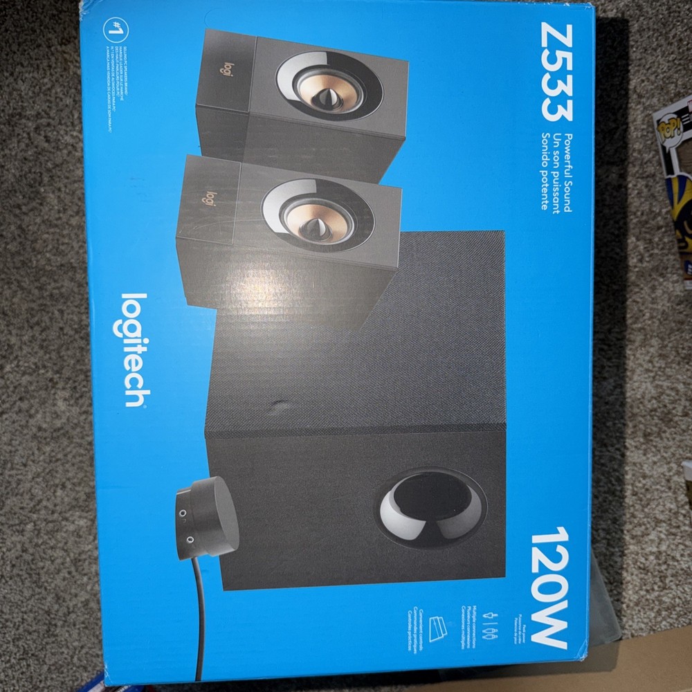 Logitech Z533 Multimedia Speaker System with Subwoofer - Black