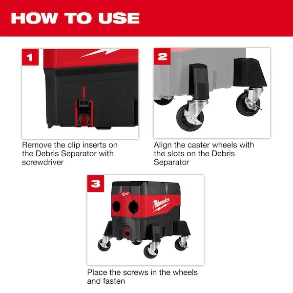 Milwaukee Tool 49-90-2201 Caster Kit