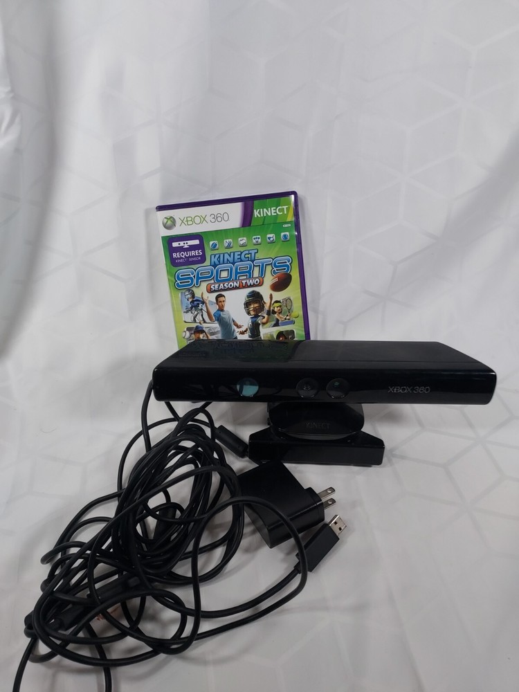 OEM Microsoft Xbox 360 Kinect Camera Sensor Bar W/ Power Cord + Sports Game