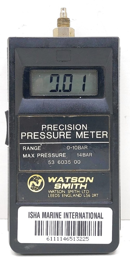 Watson Smith Precision Pressure Meter Gauge Range 53603500 Black Meter