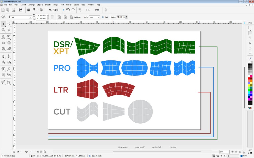 Highly Advanced Sign Maker Software for Vinyl Cutting & Printing VinylMaster DSR
