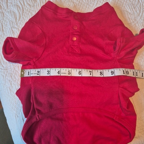 Pajamagram red size Medium jersey pajama shirt EUC