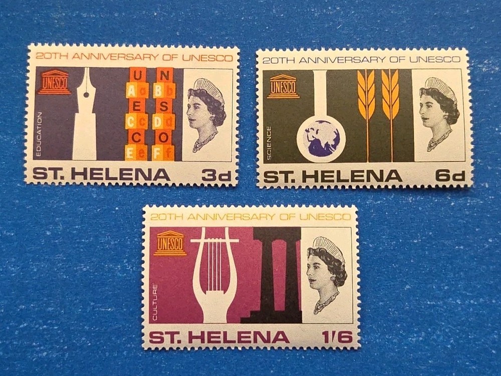 Saint Helena Stamps, Scott 192-194 Complete Set MNH