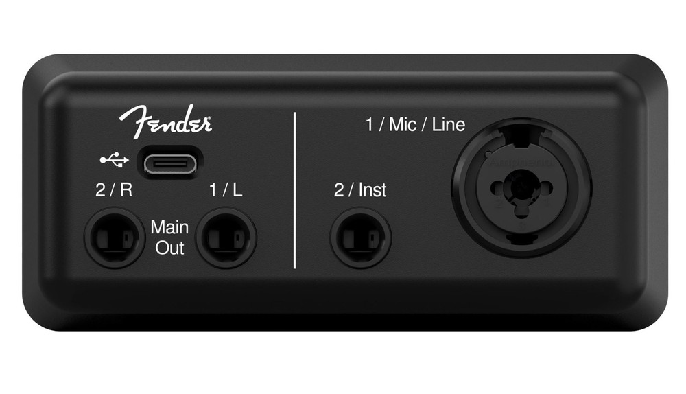 Fender AudioBox Go Compact USB-C 2x2 Audio Recording Interface+XLR Cable