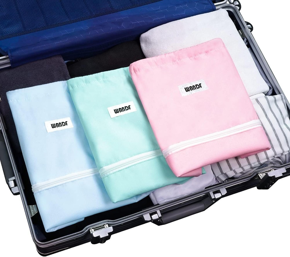 WANDF Drawstring Backpack String Bag Sackpack Cinch Water Mint Green