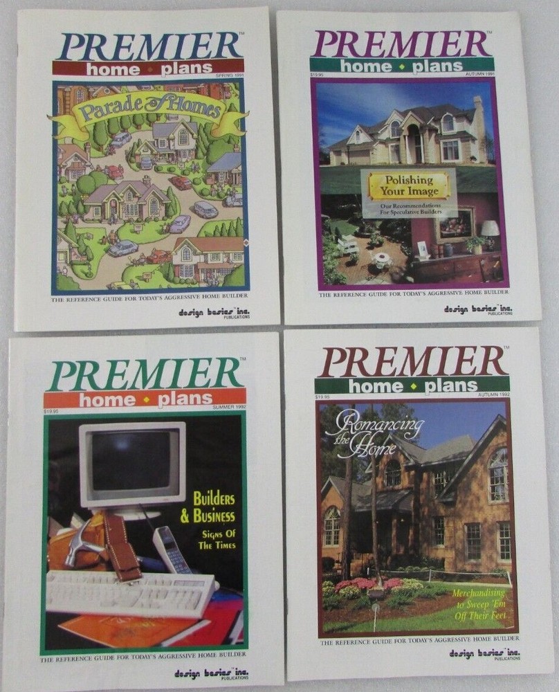 4 Premier Home Plans Catalog: Reference Guide for Today's Home Builder '91 '92