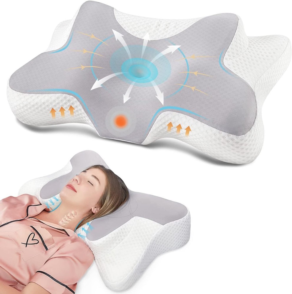 Pain Relieving Cervical Pillow, Memory Foam Pillow, Comfortable Sleeping
