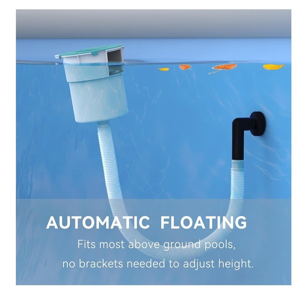 Valdorena Premium Above Ground Pool Floating Surface Skimmer