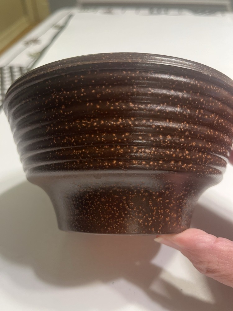 Germany Terracotta Ribbed 6” Bowl Planter