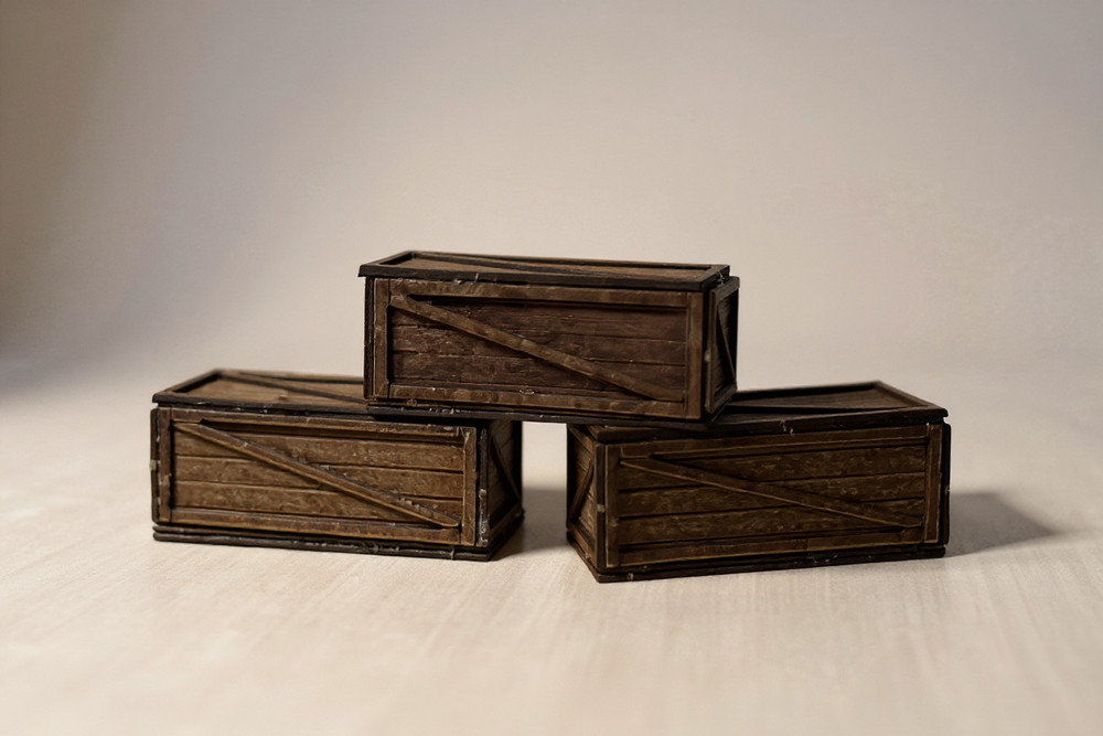 RWD Multi Scale - Wooden Supply Crates - 4 pack