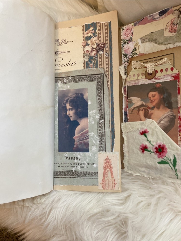 Long Thin Junk Journal Handmade