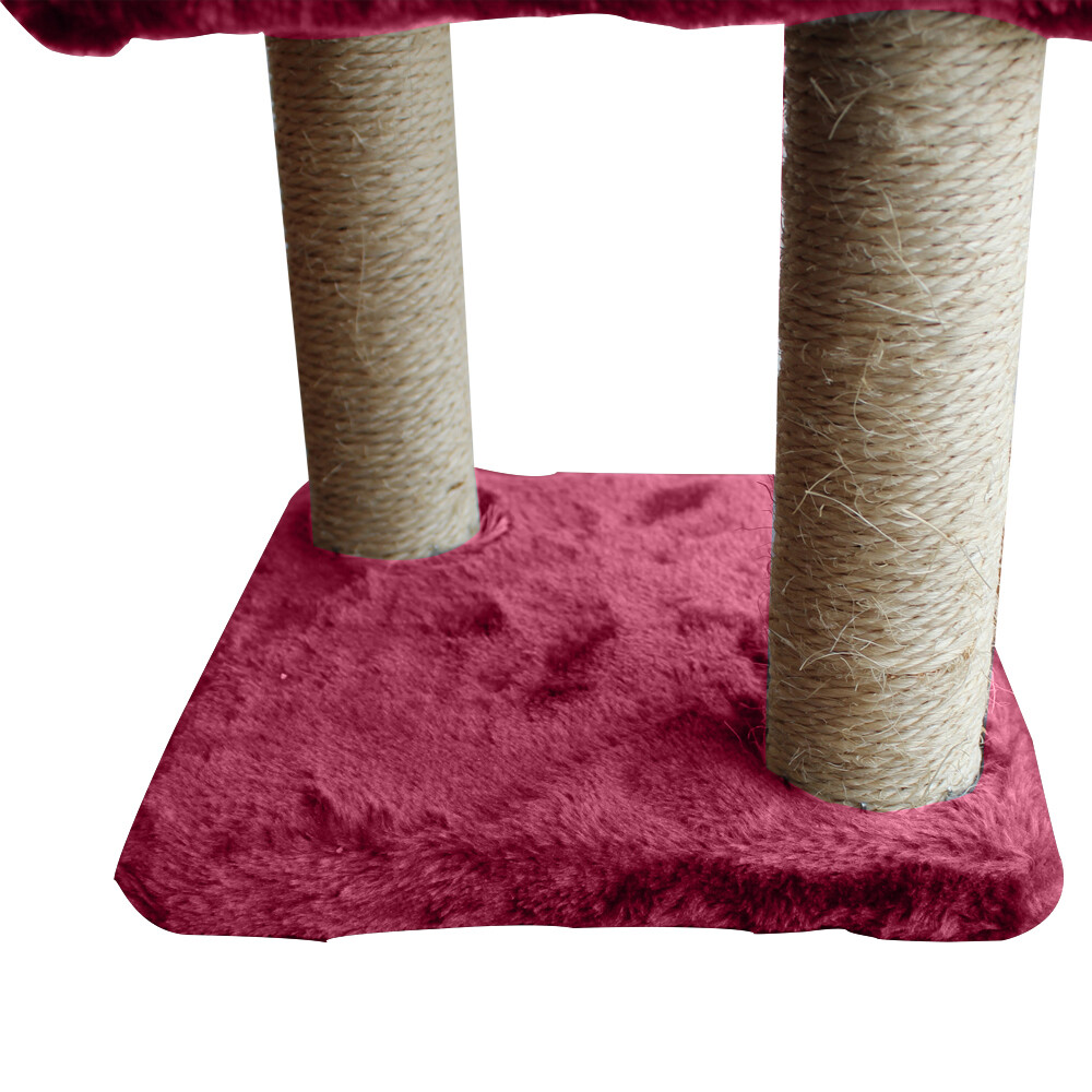 Cat Tree Condo Tower Activity Center 2-Level Sisal Scratching Post Condo Perches
