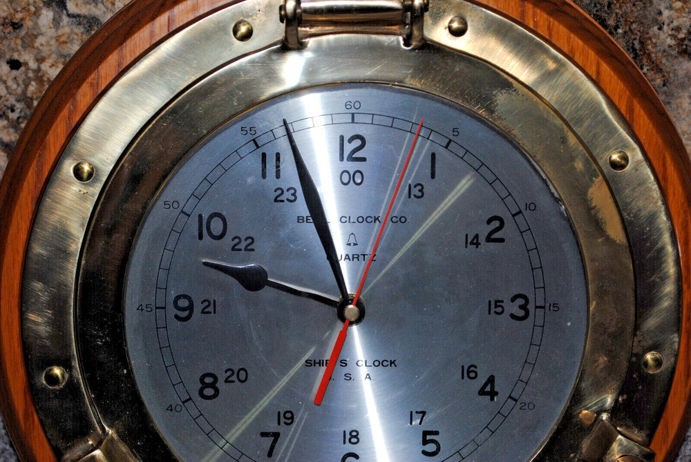 Bell Ship's Clock Made in USA