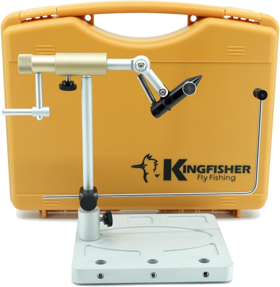 Kingfisher Fly Tying Clarkfork Fly Tying Vise Kit with Tools