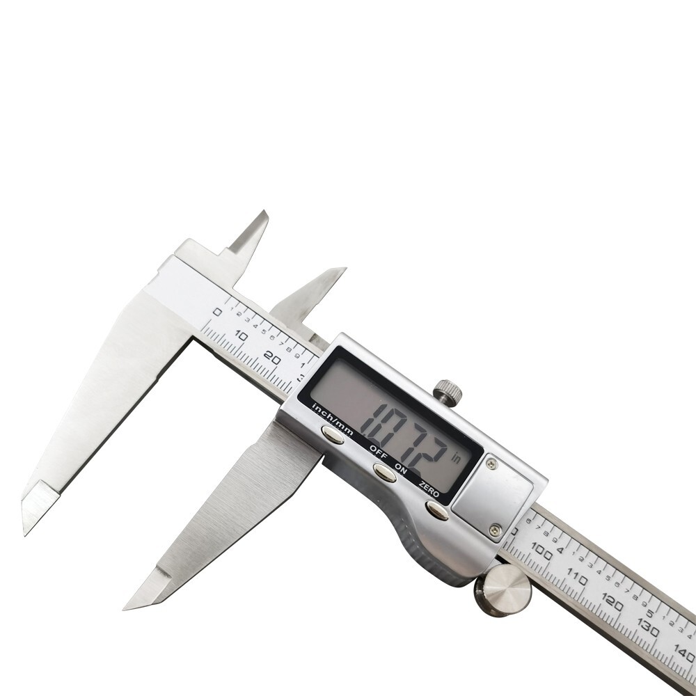 Digital Display Electronic Vernier Caliper 12" Stainless Steel Measuring Tool