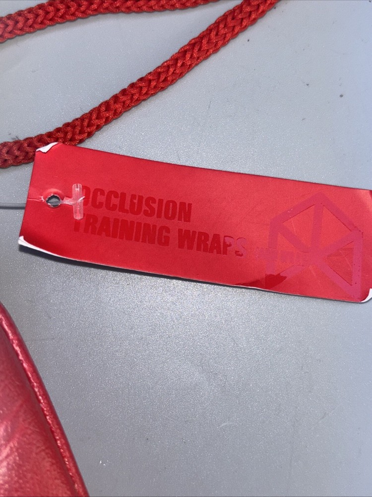 NWT Rawgear Occlusion Training Wraps Straps Red W/ Storage Bag
