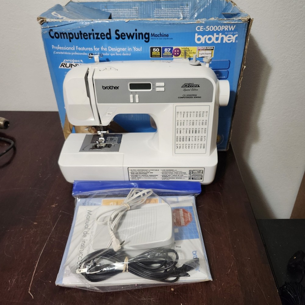 Brother sewing machine project runway limited edition CE-5000PRW computerized
