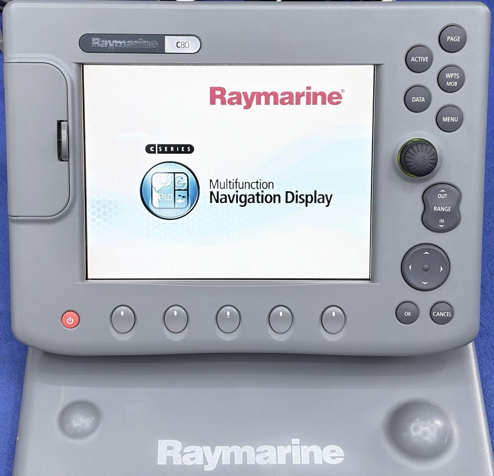 Raymarine C80 Classic GPS Chartplotter Multifunction Display- Tested, Warranty