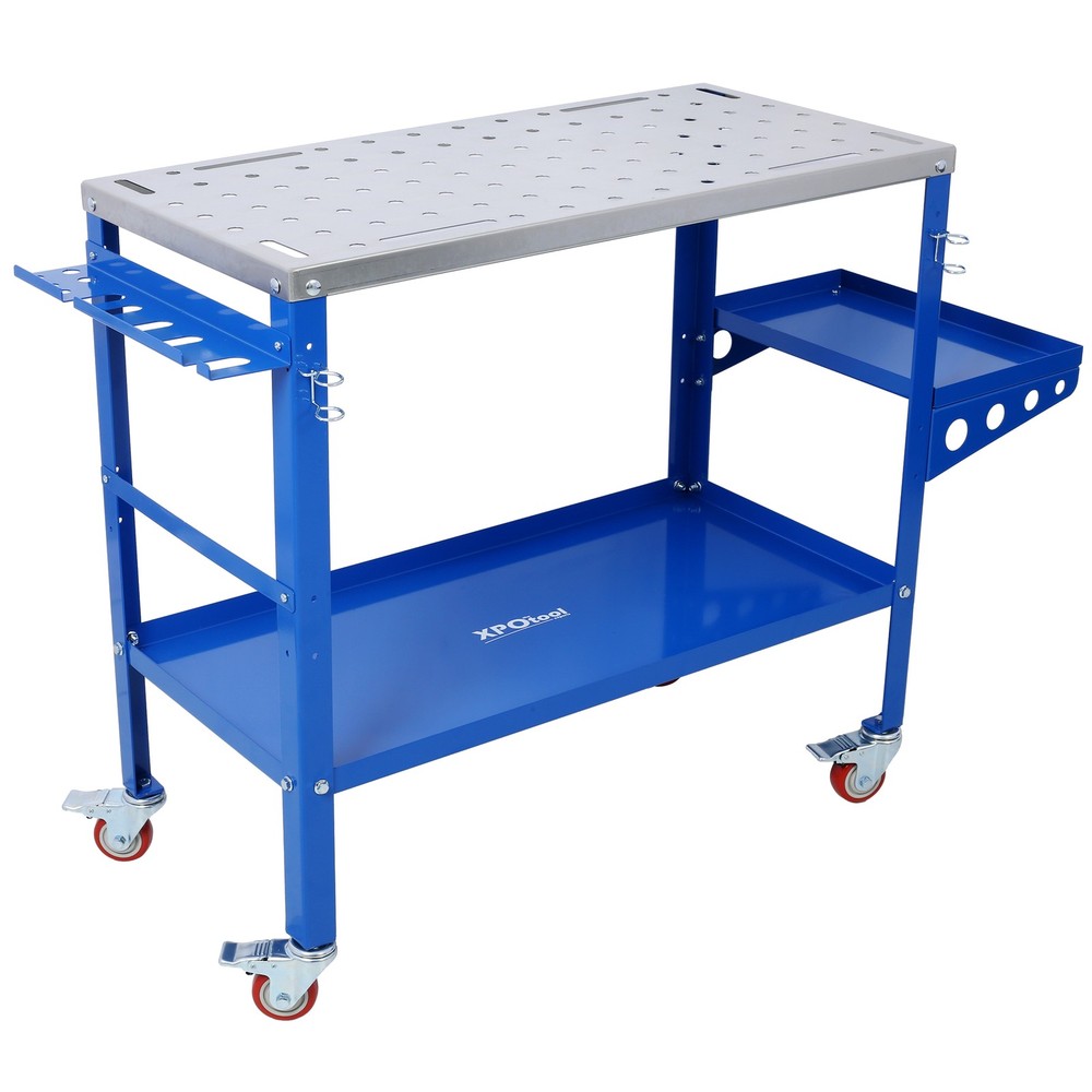 Welding Table 36"x18", 1200lbs Load Capacity on Wheels