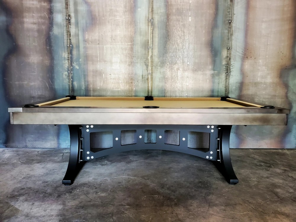 Custom Modern Industrial Pool Table
