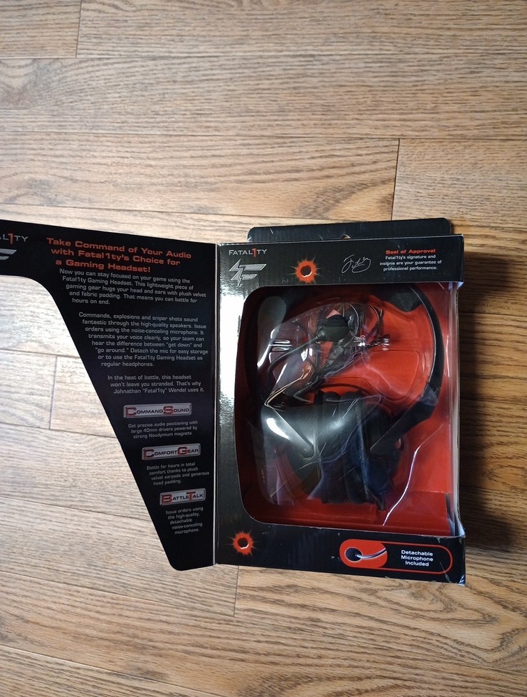 Creative Fatal1ty Gaming Headset (2010s, Microphone, Untested As-Is)