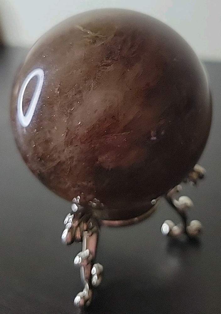 Fire Quartz Crystal Healing Sphere 286 grams