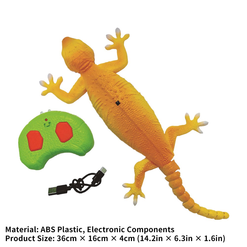 Wall Climb Gecko Toy Remote Control Interactive Game Wall Crawler Robot Kid Gift