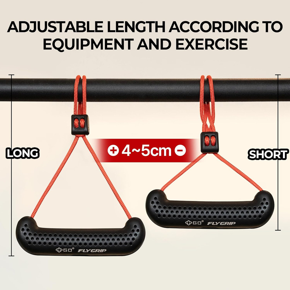 Fly Grip Pull Up Handles for Neutral Grip & LAT Pull Down Attachments – Perfect