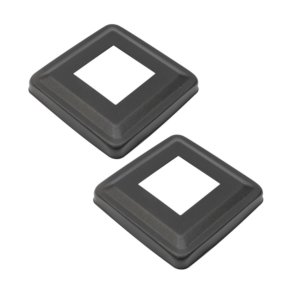 Cable Railing Post 36"x2"x2" Deck Railing Horizontal Drilling Angle Black