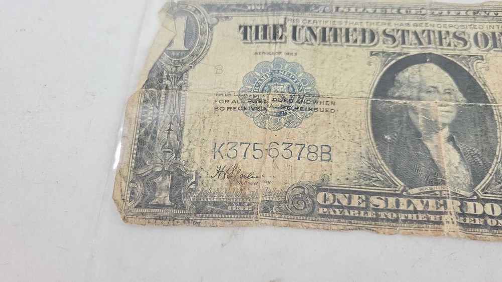 1923 #1 One Dollar Note Silver Certificate