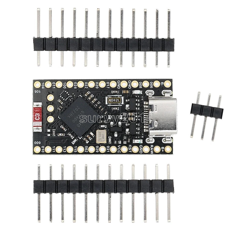 NRF52840 Development Board For Nice!Nano V2.0 Bluetooth Charging Management DIY