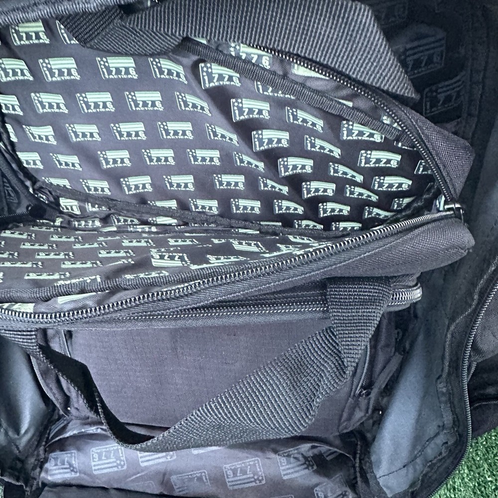 1776 SECOND AMENDMENT RANGEPACK Heavy Duty Black Tactical Backpack Outdoor Bag